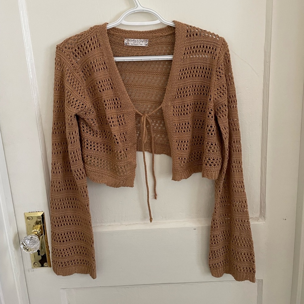 Crochet tie top